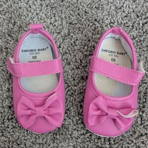 Emporio Baby Pink Bow Shoes